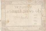 Frankreich  100 francs - 18 Nivose An III - 1794 - Sign. Edouard - Serial 4109 III / SS