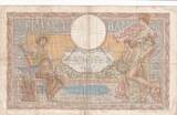 Frankreich 1937 100 Francs Luc Olivier Merson - 21-10-1937 - Serial K.55967 IV / S+