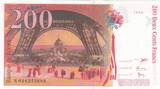 Frankreich  200 Francs - Gustave Eiffel - Tour Eiffel - 1996 - Serial N.046 I / ST