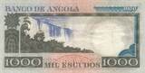 Angola 1973 1000 Escudos - L. de Camoes - Waterfalls - 10-06-1973 - Serial AD III / SS+