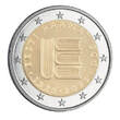 Estland 2025 2 Euros Commémo. 2025 - 500 Years of Estonian Literature unz ( non circulé)