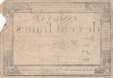 Frankreich  100 francs - 18 Nivose An III - 1794 - Sign. Bouly - Serial 916 IV / S