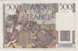 Frankreich 1952 500 Francs - Chateaubriand - 04-09-1952 - Serial S.120 II / VZ