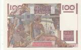 Frankreich 1953 100 Francs - Young Farmer - 03-12-1953 - Serial E.569 I / ST