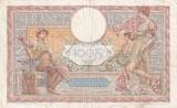 Frankreich 1937 100 Francs Luc Olivier Merson - 30-12-1937 - Serial Z.56740 IV / S