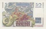 Frankreich 1950 50 Francs - Le Verrier - 02-03-1950 - Serial Z.148 I- / VZ+ / VZ-ST
