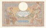 Frankreich 1932 100 Francs - Luc Olivier Merson - large cartridges - 09-06-1932 - Serial H.35535 II / VZ