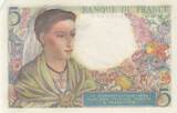 Frankreich 1943 5 Francs - Shepherd - 23-12-1943 - Serial C.103 I- / VZ+ / VZ-ST