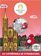 Frankreich Mint  Strasbourg Cathedral - 10 Euros Silver Colour 2024 (CDM) - France hosts the Games - Mascots Paris 2024 - Wave 1 I / ST