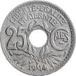 Frankreich  25 Centimes Monogram RF - 1914 III / SS
