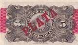 Kuba  5 Pesos - Woman, boats - 1896 - P.48b III / SS