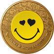 Frankreich Mint  50 years of the Smiley - NordicGold 2 mini-coin - 2022 by La Monnaie de Paris I / ST