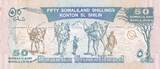 Somaliland  50 Shillings - Greater Kudu, Traders and camels - 2002 Serial CH I / ST
