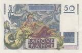 Frankreich 1946 50 Francs - Le Verrier - 31-05-1946 - Serial F.35 II / VZ+
