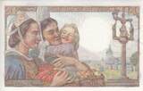 Frankreich 1943 20 Francs - Fisher - 15-04-1943 - Serial P.82 I- / VZ+ / VZ-ST