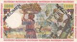 Martinique  1000 Francs Fisherman - Specimen - 1955 I / ST