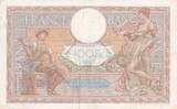 Frankreich 1939 100 Francs Luc Olivier Merson - 06-07-1939 - Serial V.67186 III / SS