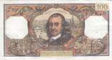 Frankreich 1972 100 Francs - Corneille - 04-05-1972 - Serial E.637 III / SS