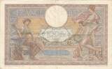 Frankreich 1939 100 Francs - Luc Olivier Merson - 30-03-1939 - Serial S.65082 III / SS