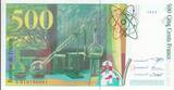 Frankreich  500 Francs - Pierre and Marie Curie - 1994 - Serial G.010 I / ST