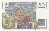 Frankreich 1949 50 Francs - Le Verrier - 03-11-1949 - Serial W.143 I / ST