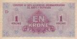 Dänemark  1 Krone ND1945 - Allied Kommando in Denmark - 2nd III / SS+
