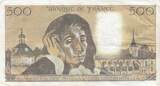 Frankreich 1979 500 francs - Pascal - 07-06-1979 - Serial R.105 III / SS