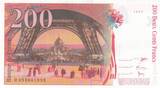 Frankreich  200 Francs - Gustave Eiffel - Tour Eiffel - 1996 - Serial H.053 I / ST