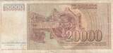 Jugoslawien  20000 dinara - Miner - Armoireries - 1987 IV / S