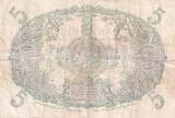 Martinique  5 Francs - Cabasson - Violet - 1901 (1934) - Serial X.283 - P.6 III / SS