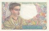 Frankreich 1947 5 Francs - Shepherd - 30-10-1947 - Serial Q.149 I / ST