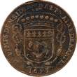 Frankreich 1 token Maire de Nantes - Claude Bidé, Sieur De Ranzay - Jeton Cuivre 1653 IV / S+