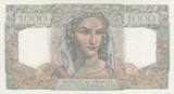 Frankreich 1949 1000 Francs - Minerva and Hercules - 03-11-1949 - Serial X.609 I / ST