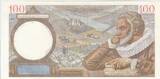 Frankreich 1942 100 Francs - Sully - 23-04-1942 - Serial H.30380 I / ST