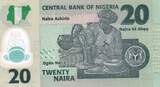 Billet Nigeria 20 naira 2021 I / ST