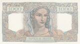 Frankreich 1948 1000 Francs - Minerva and Hercules - 26-08-1948 - Serial V.486 I / ST