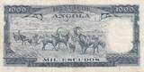 Angola 1970 1000 Escudos - A. Tomas - dam - 10-06-1970 - Serial n6Xc III / SS