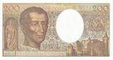 Frankreich  200 Francs Montesquieu - 1990 - Serial H.094 I- / VZ+ / VZ-ST