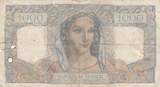 Frankreich 1945 1000 Francs Minerva and Hercules - 28-06-1945 - Serial Y.72 IV / S