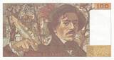 Frankreich  100 Francs Delacroix - 1983 - Serial U.66 I- / VZ+ / VZ-ST