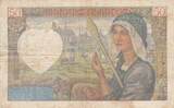 Frankreich 1940 50 Francs Jacques Coeur - 13-06-1940 - Serial A.13 IV / S+