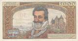 Frankreich 50 nf sur 5000 francs 1959 50 NF on 5000 Francs - Henri IV - 05-03-1959 - Serial T.98 III / SS