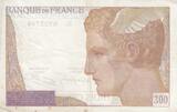 Frankreich 1938 300 Francs Ceres - 06-10-1938 - Serial D. III / SS