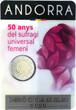 2020 2 EUROS COMMEMO. Andorra 2020 - 50 years of women