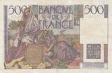 Frankreich 1952 500 Francs - Chateaubriand - 04-09-1952 - Serial F.116 III / SS+