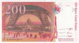 Frankreich  200 Francs - Gustave Eiffel - Eiffel Tower - 1995 - Serial H.002 I / ST