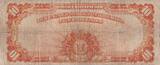 USA  10 Dollars Michael Hillegas - Yellow seal 1922 - Serial H96471351* IV / S