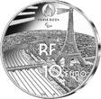Frankreich Mint 10 euros Paralympic Games PARIS 2024 - 10 € Silver BE 2023 - PARIS 2024 - Wheelchair Basketball - SPORT COLLECTION (11/15) BE ( belle épreuve)