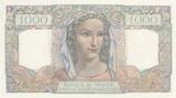Frankreich 1945 1000 Francs - Minerva and Hercules - 22-11-1945 - Serial X.130