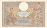 Frankreich 1932 100 Francs LOM - large cartridges - 09-06-1932 - Serial H.35535 II / VZ